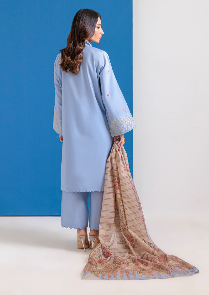 Lavender-Cotton Silk-3 Piece (WPS25SE3021)