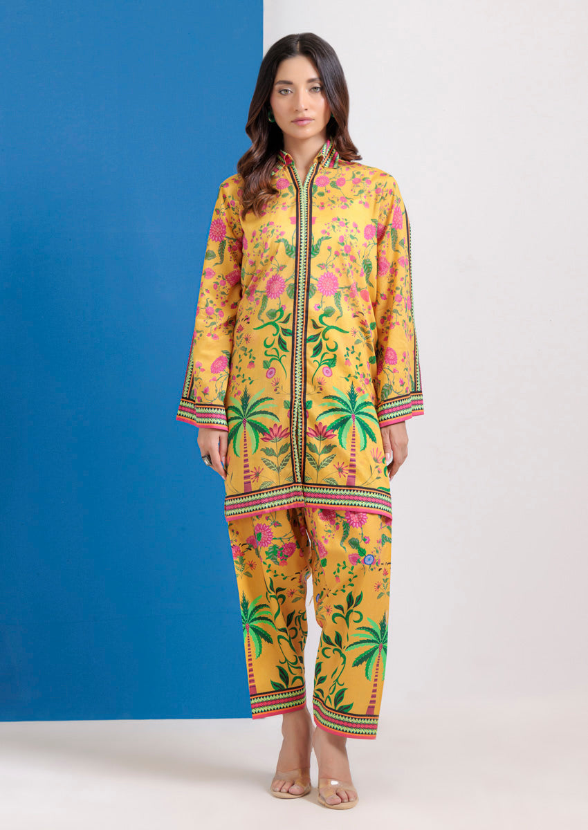 Mustard-Cambric-2 Piece (WPS25P2032)