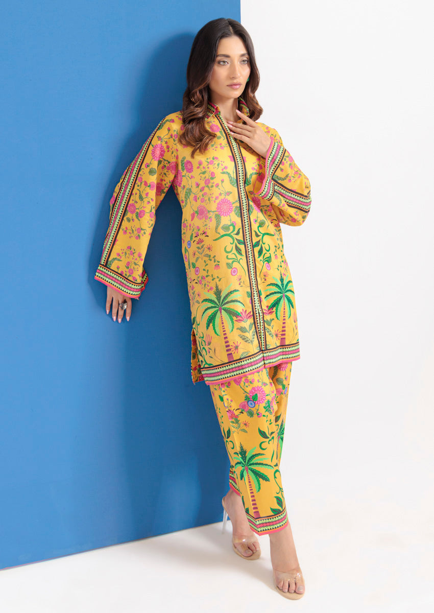 Mustard-Cambric-2 Piece (WPS25P2032)