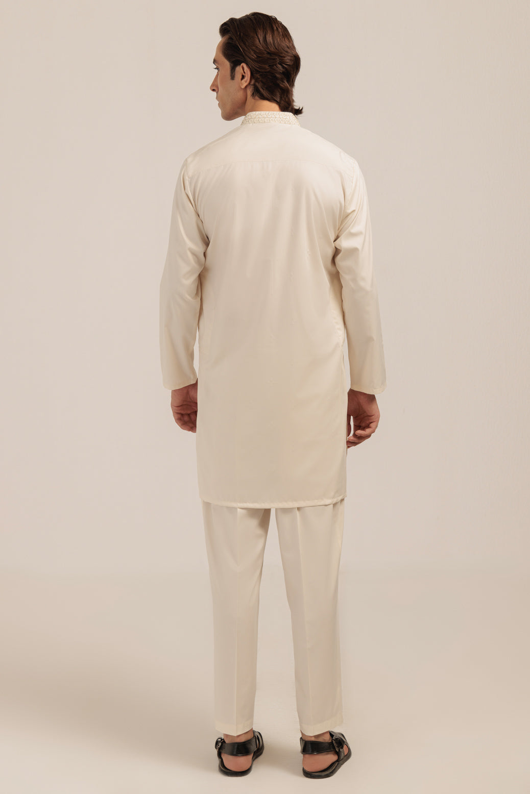 DOVE-BLENDED-KURTA TROUSER - (KSW24-002)