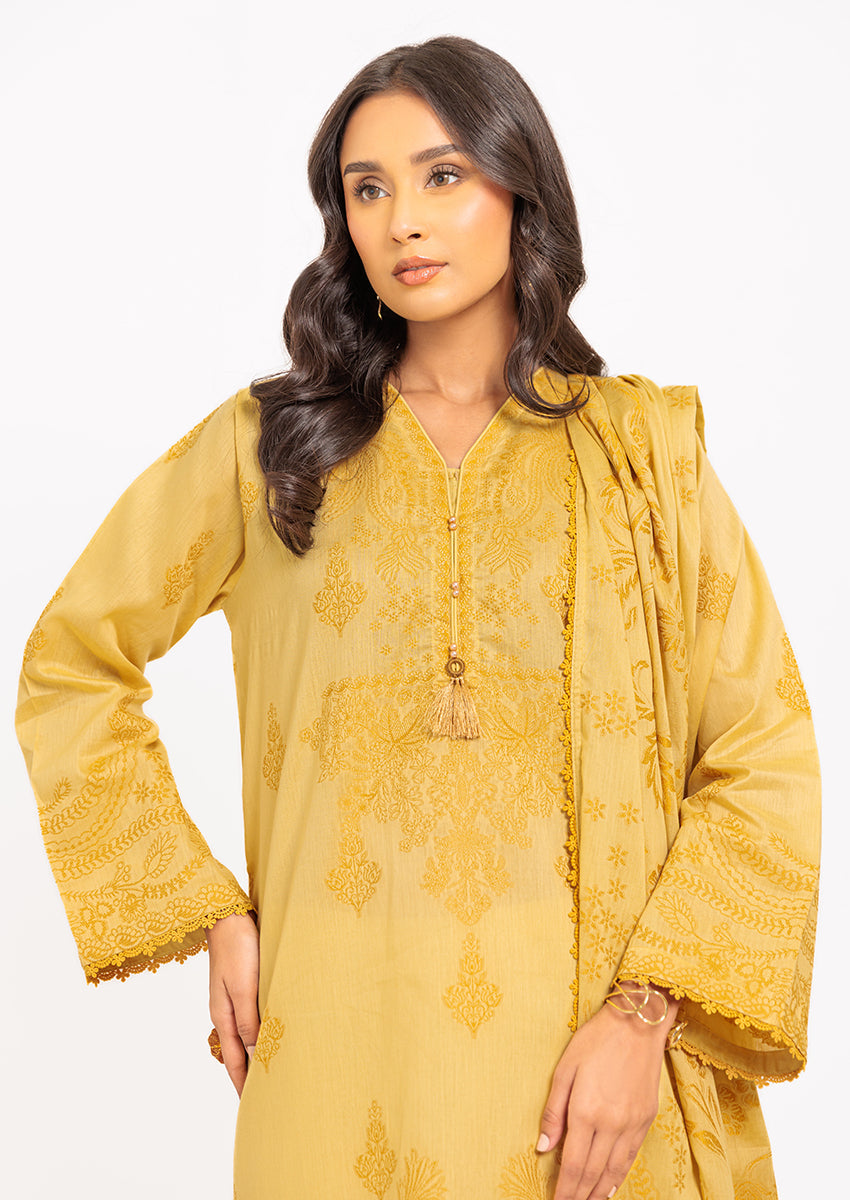 Gold-Jacquard - 3 Piece (W25JD3121)