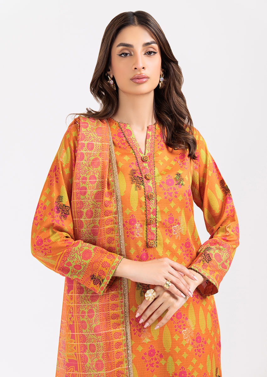 Orange-Jacquard-3 Piece (WP3PPSS25ZA4)