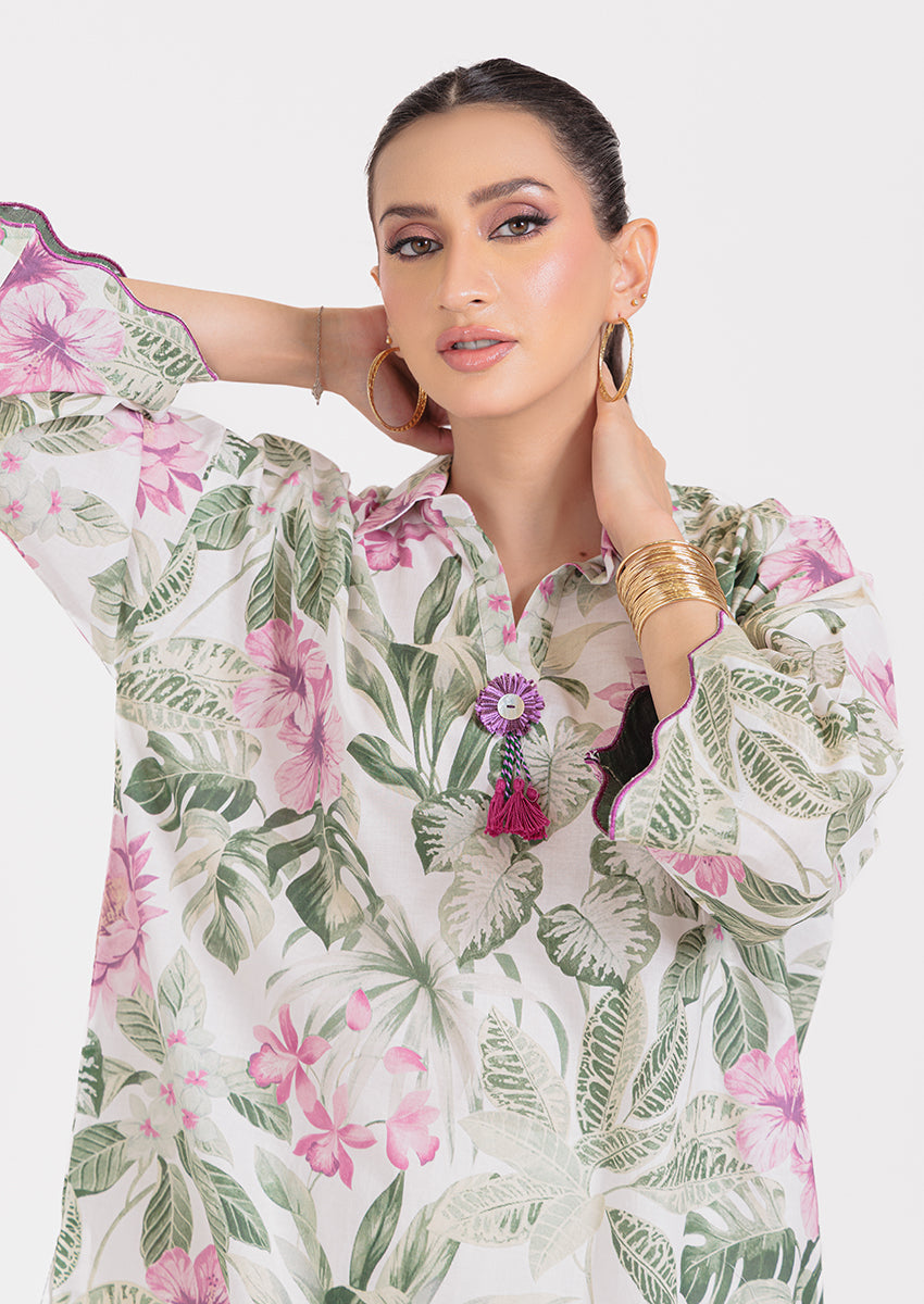 L-Green-Cambric-1 Piece (WPS251P2025)