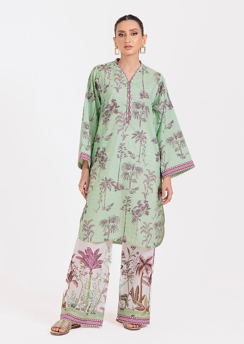 L-Green-Lurex-2 Piece (WPS25P2P051)