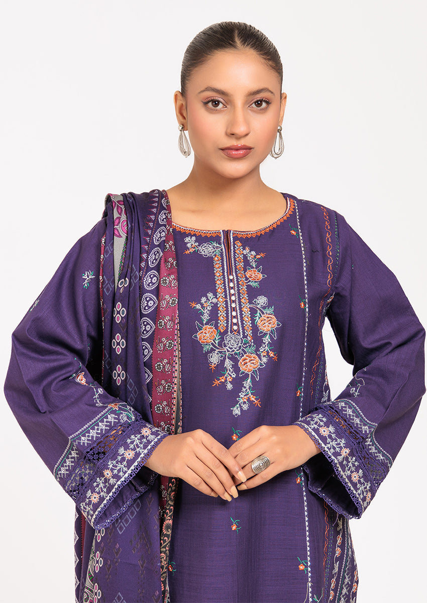 PURPLE-CROSS HATCH-3 PIECE (WS2243P44)