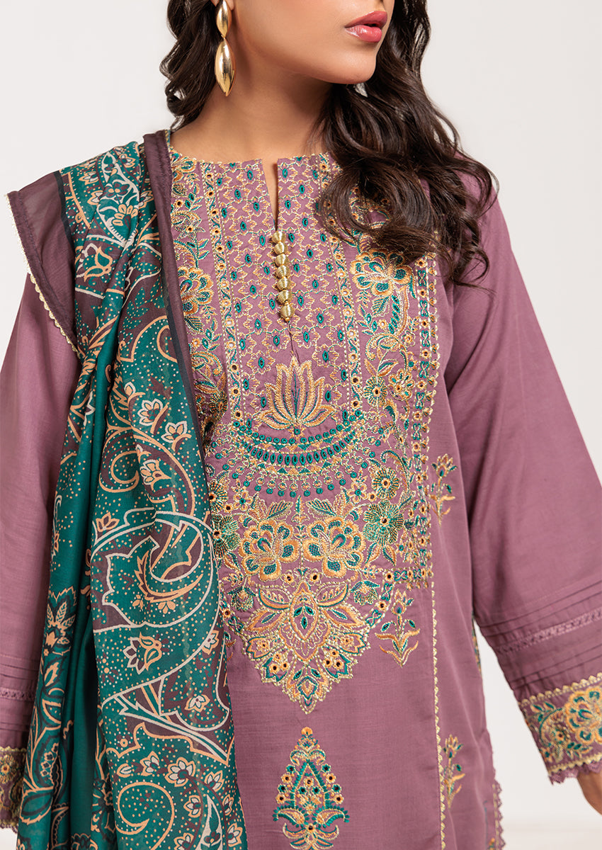 TEA-PINK-KHADDAR-3 PIECE (WS2243P46)