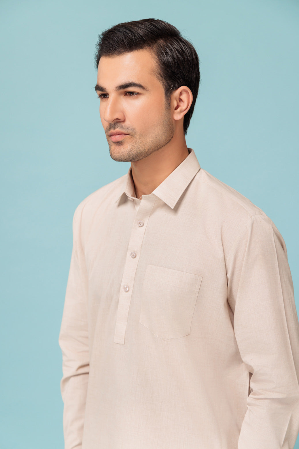 D-BLUE-YARN DYED-SHALWAR SUIT - (GSSB23-004)