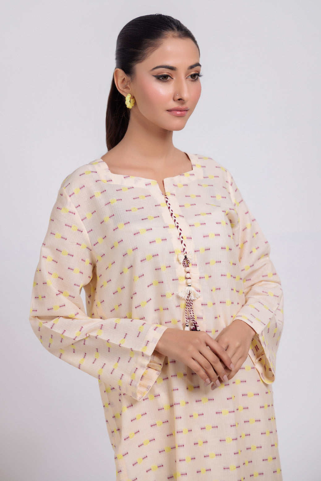LIME-JACQUARD-1 PIECE (PWS2241P07)