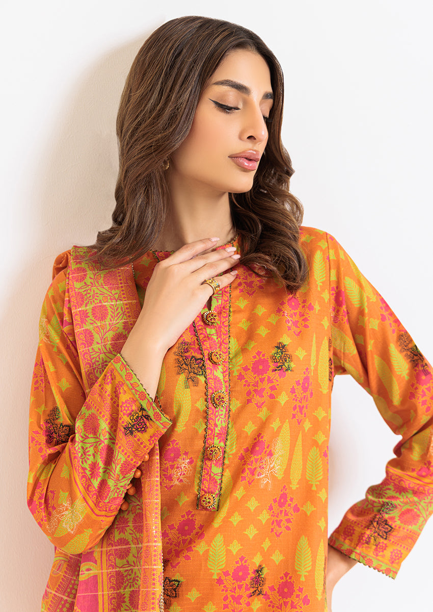 Orange-Jacquard-3 Piece (WP3PPSS25ZA4)
