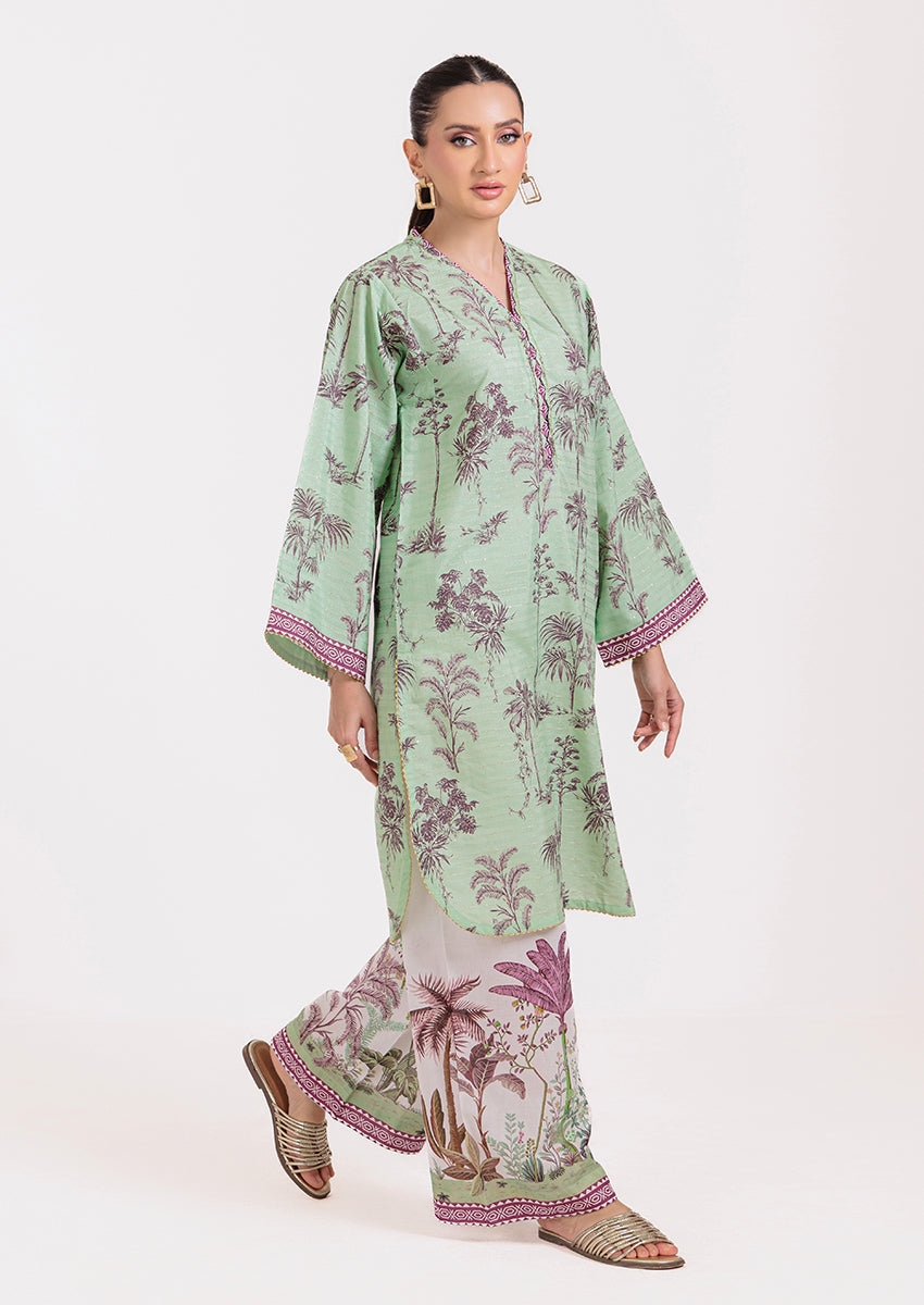 L-Green-Lurex-2 Piece (WPS25P2P051)
