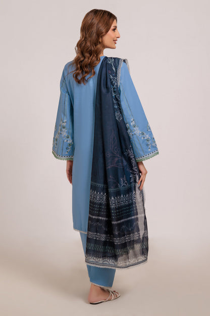 BLUE-KHADDAR-3 PIECE (WS2243P39)