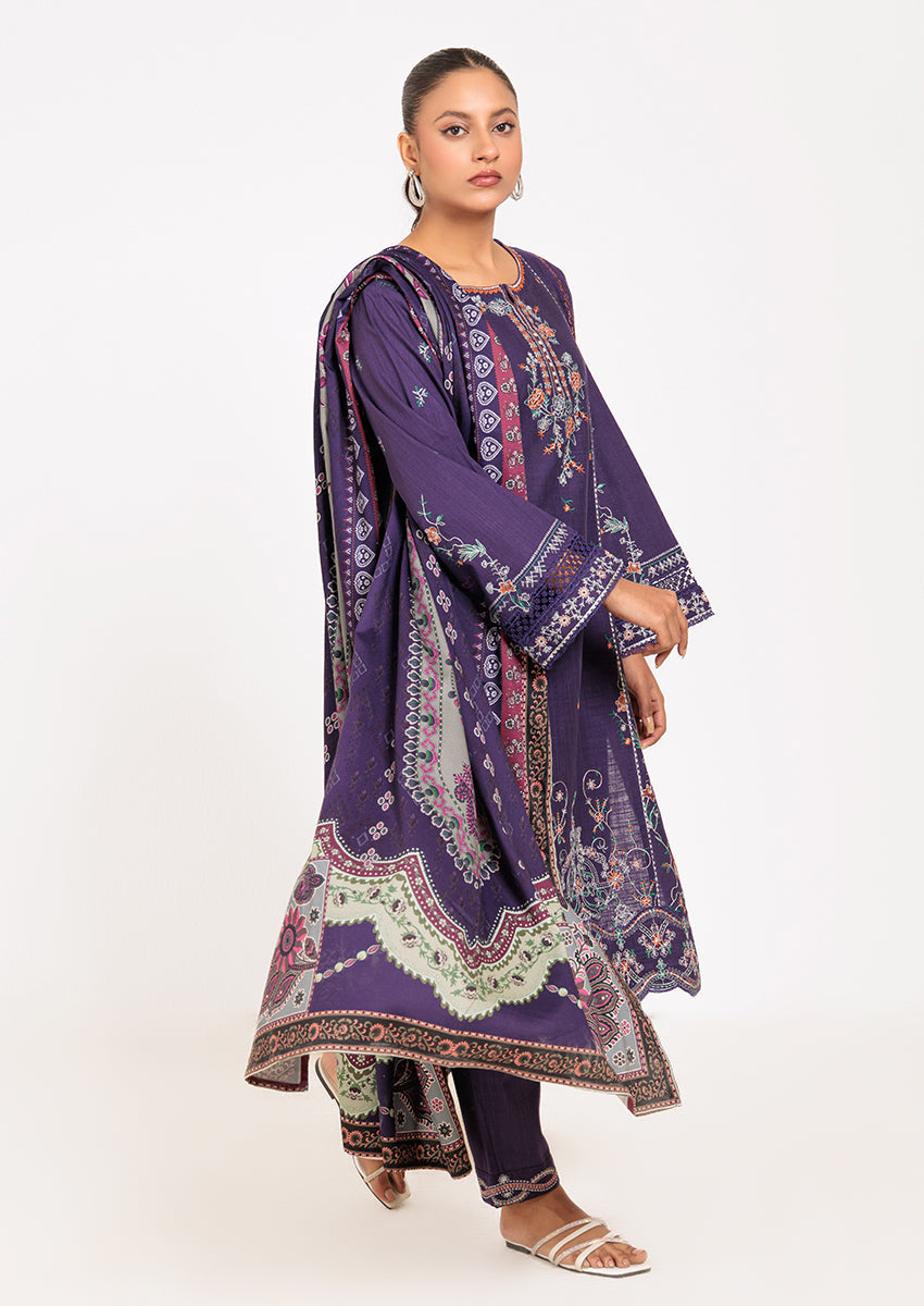 PURPLE-CROSS HATCH-3 PIECE (WS2243P44)