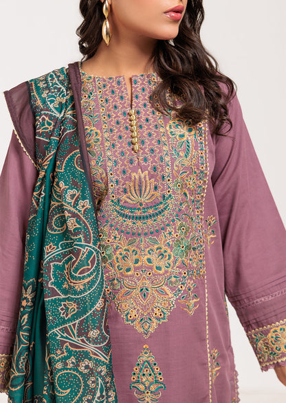 TEA-PINK-KHADDAR-3 PIECE (WS2243P46)